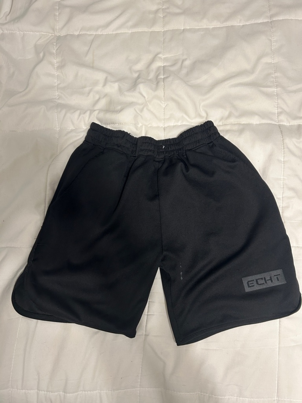 ECHT Black Men's Athletic Training Shorts